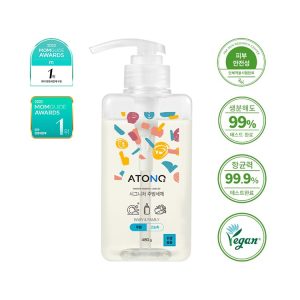 NƯỚC RỬA BÌNH, RAU CỦ QUẢ VÀ CHÉN BÁT THUẦN CHAY ĐẬM ĐẶC ATONO2 CHO BÉ TỪ 0M+ - KHÔNG MÙI