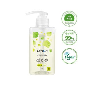 NƯỚC RỬA BÌNH, RAU CỦ QUẢ VÀ CHÉN BÁT THUẦN CHAY ĐẬM ĐẶC ATONO2 CHO BÉ TỪ 0M+ - HƯƠNG NHO MẪU ĐƠN