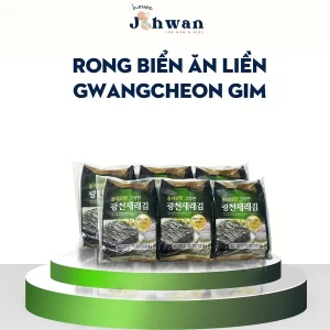Rong biển ăn liền Gwangcheon Gim - Thùng 72 gói - 4g