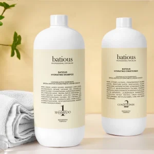 Dầu Gội Xả Batious Màu Trắng 500ml-960ml Phục Hồi Tóc Khô Xơ Hư Tổn